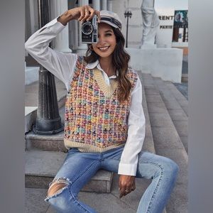 Colorful Sweater vest